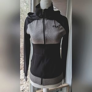 Fila Sport active wear zip up with hoodie